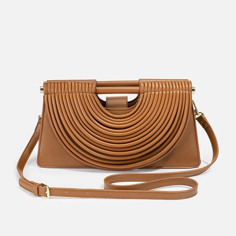 Handbags for Women Gold Luxury Designer Brand Handwoven Noodle Bags