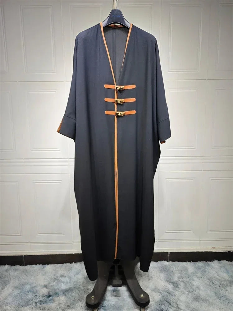 Ramadan Kimono Abaya Dubai Turkey Fashion African Dresses Abayas For Women
