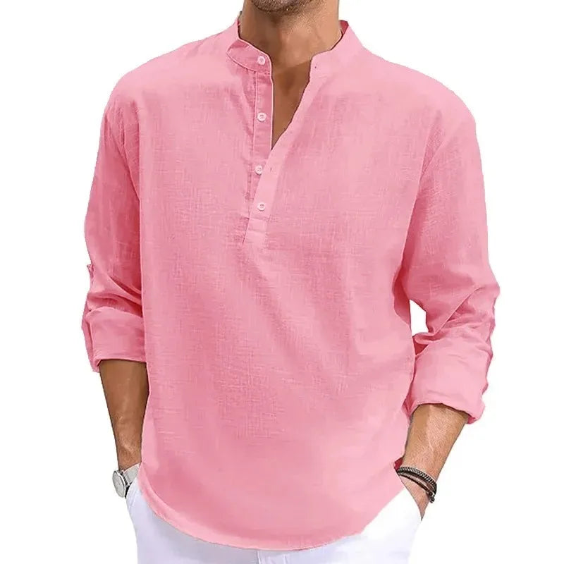 Luxury Cotton Shirts for Men Casual