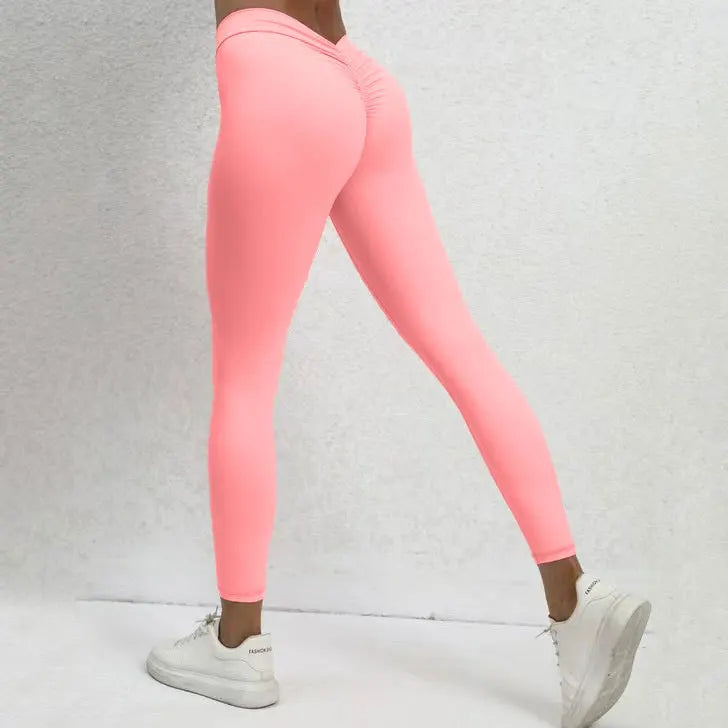 V Butt Sports Leggings for Women Tights Booty Scrunch Yoga Pants