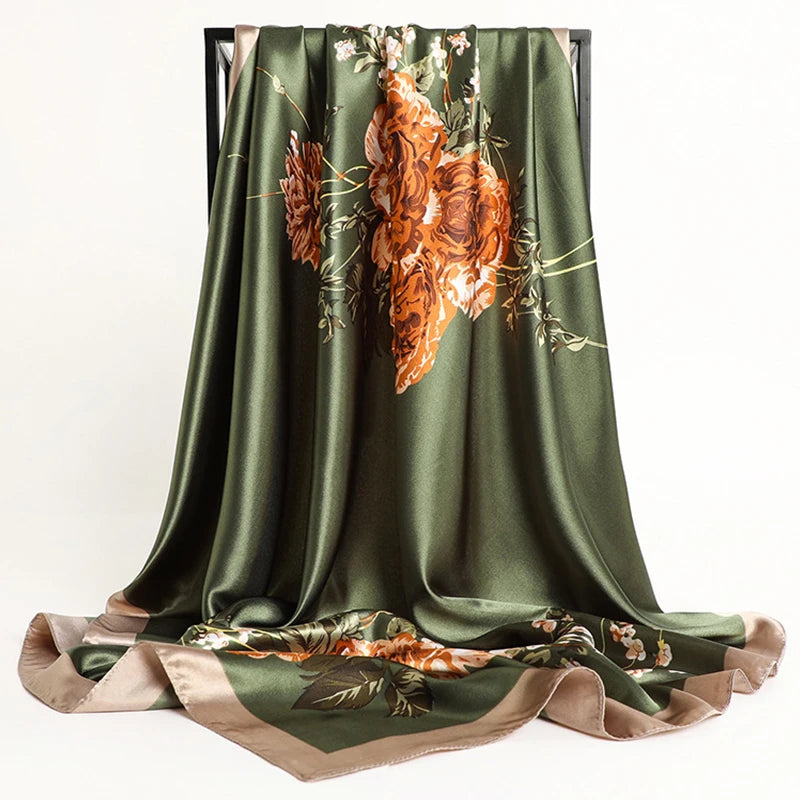 f Ladies Chiffon Shawl Wrap Muffler  Bandanna Female Headscarf