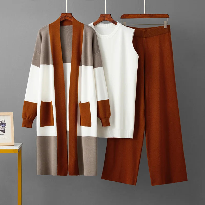 Women's Fashion Casual  Three-Piece Set