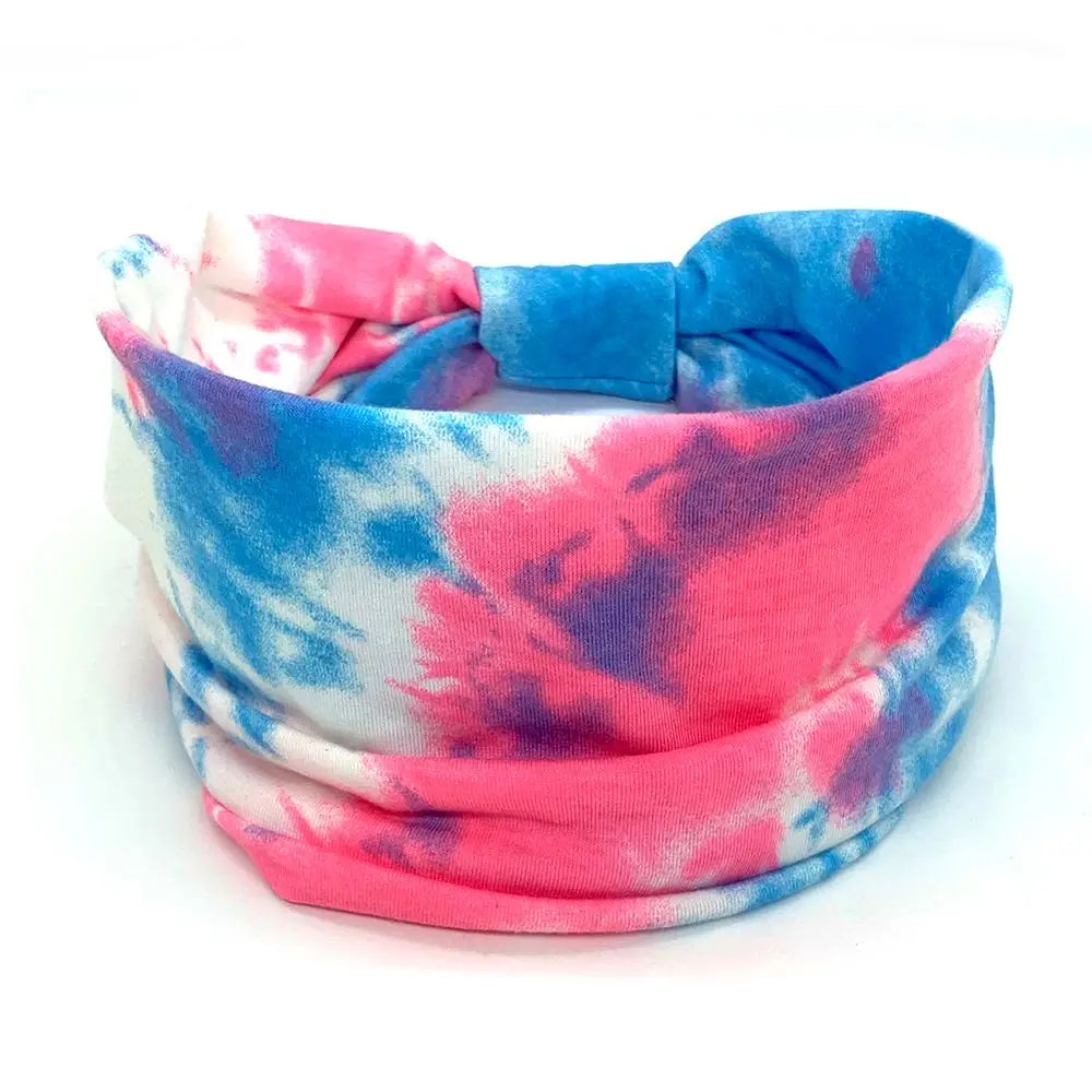 Criss Cross Yoga Twist Turban Wide Knotted Headbands