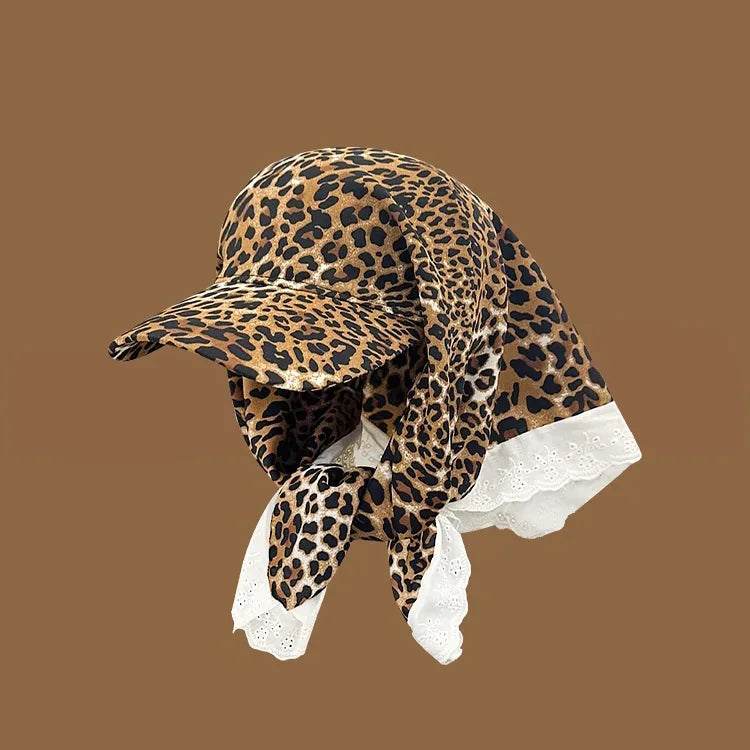 Women's Hats Spring Seaside Vacations  Outdoor Headscarves With Straps