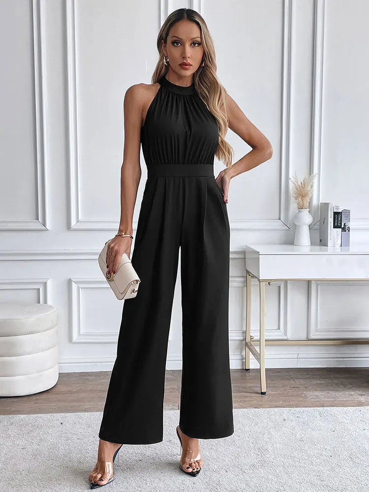 Women's  Casual Sleeveless  Jumpsuits