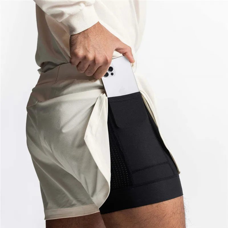 Men's Running Shorts  Fitness Training Gyms Shorts