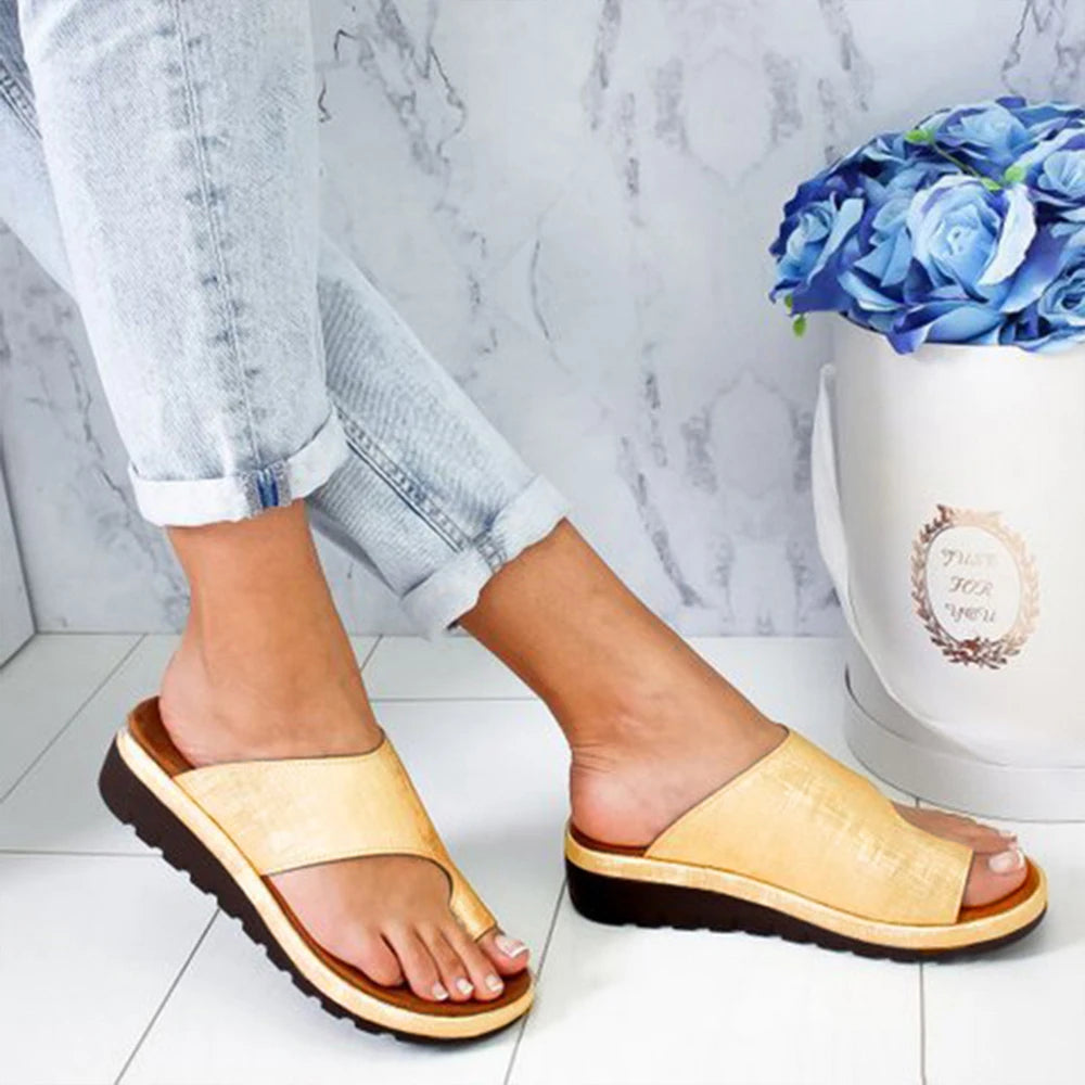 Women Summer Sandals Comfy Platform Flat Shoes