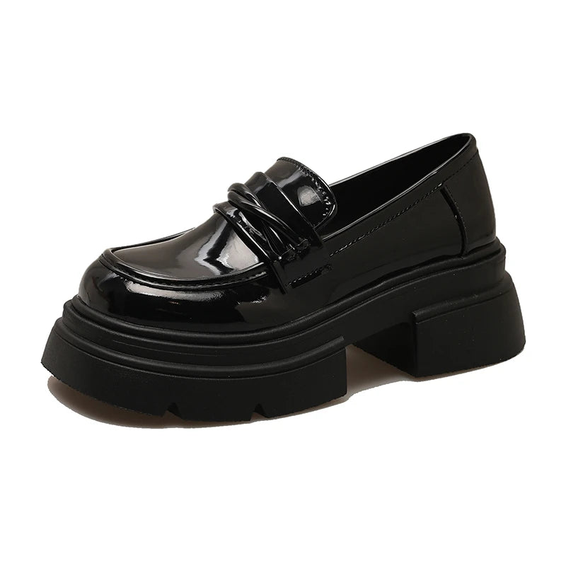 High-heel Loafers for Women, Height-increasing Women's Shoes