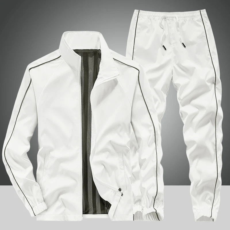 Men's Sportswear Fashion Spring Autumn Sets Training Suit 2 Pieces