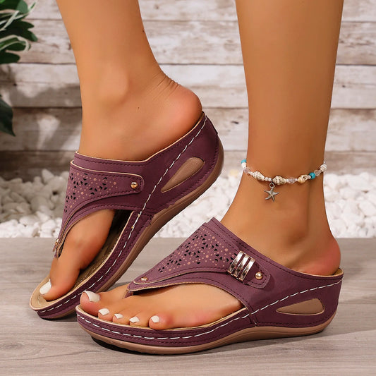 Woman Slippers Non-Slip Soft Platform Shoes