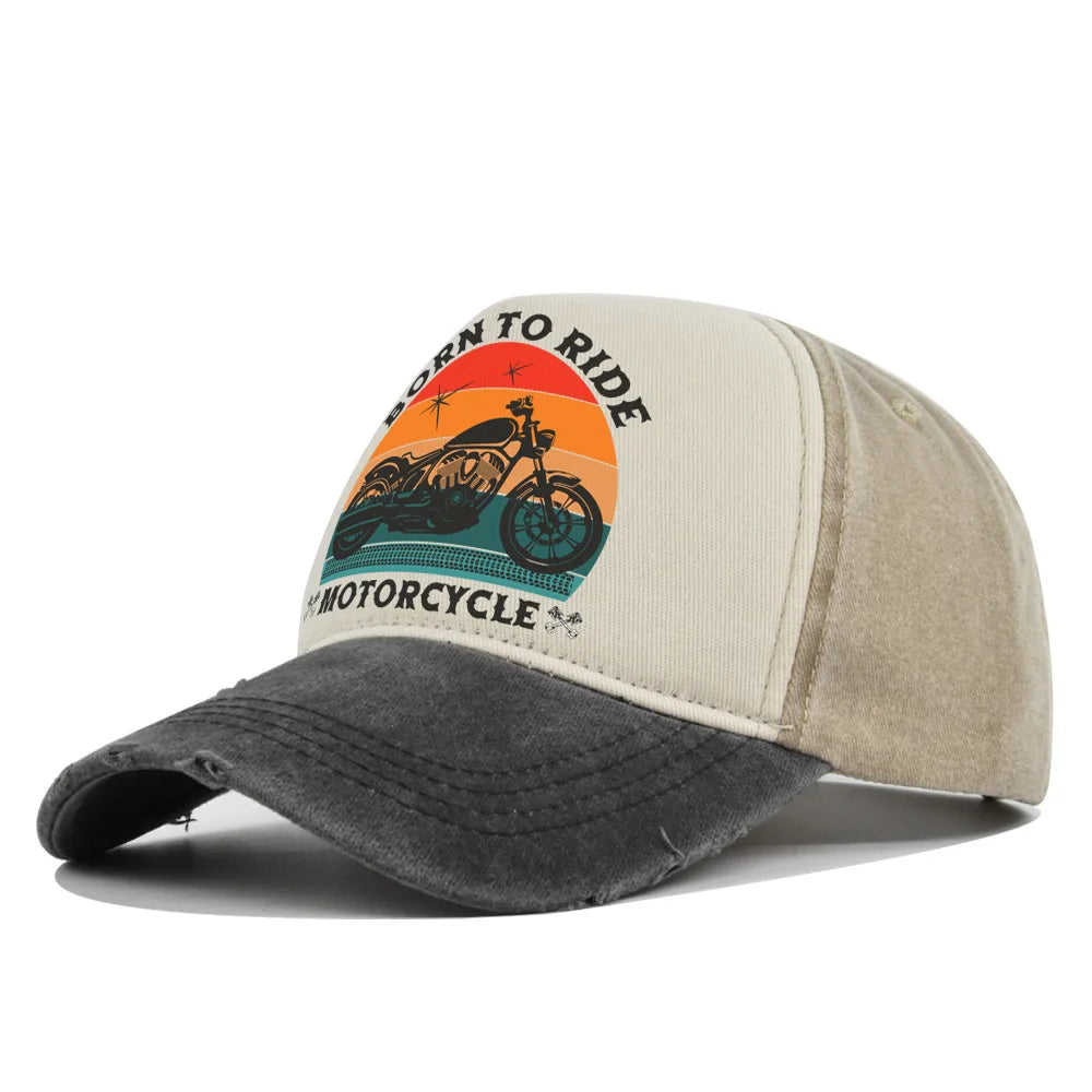 Men Hats Motorcycle Baseball Caps for Men Women