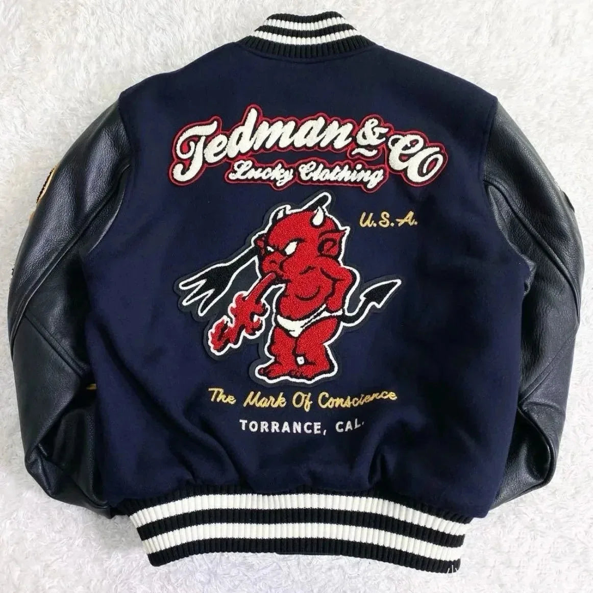 Embroidered Baseball Uniform for Men   Vintage Varsity Jackets Women