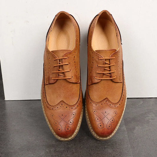 Mens Dress Shoes Breathable Business Formal Shoes