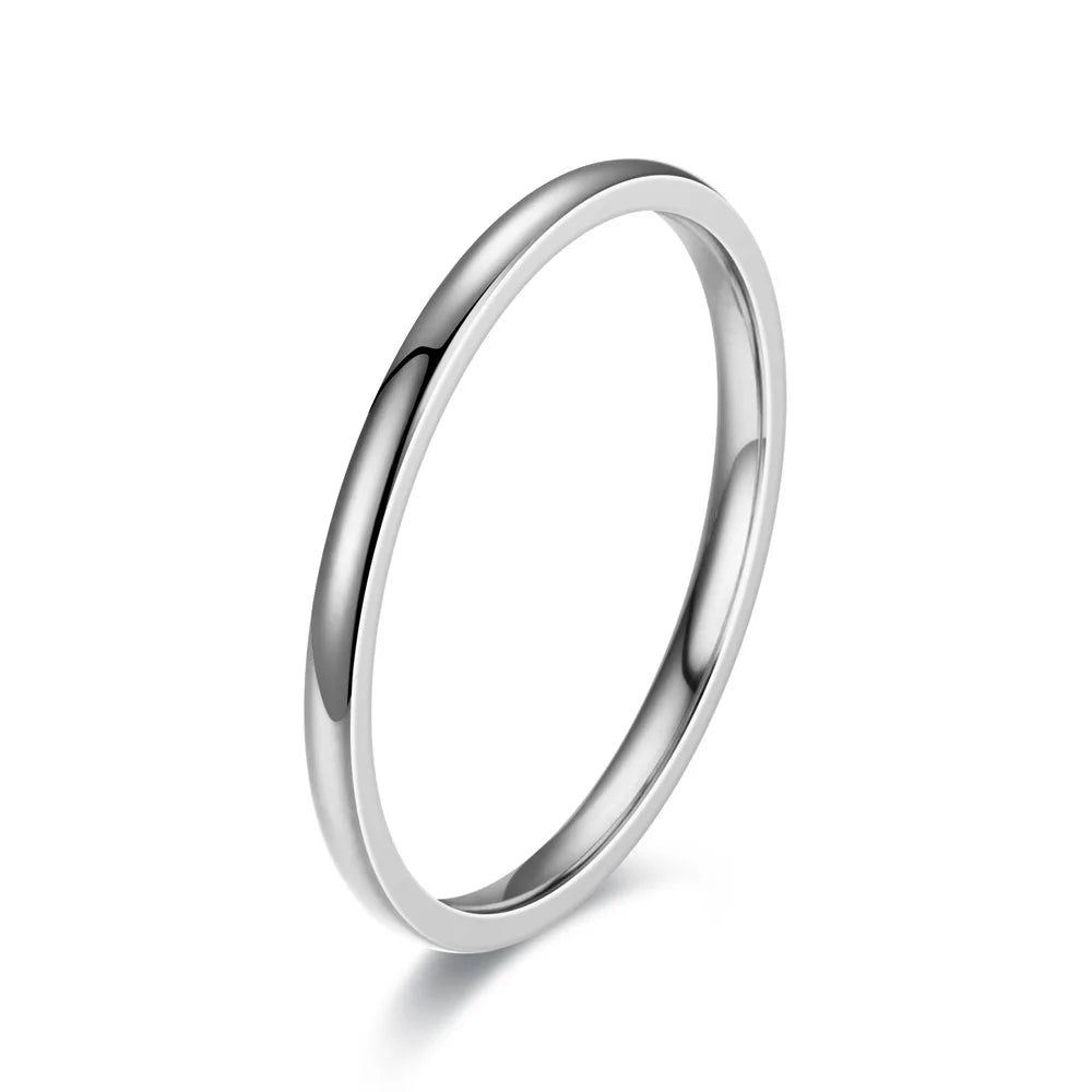 Fashion Charm Jewelry Ring for Men Women Stainless Steel Black Rings
