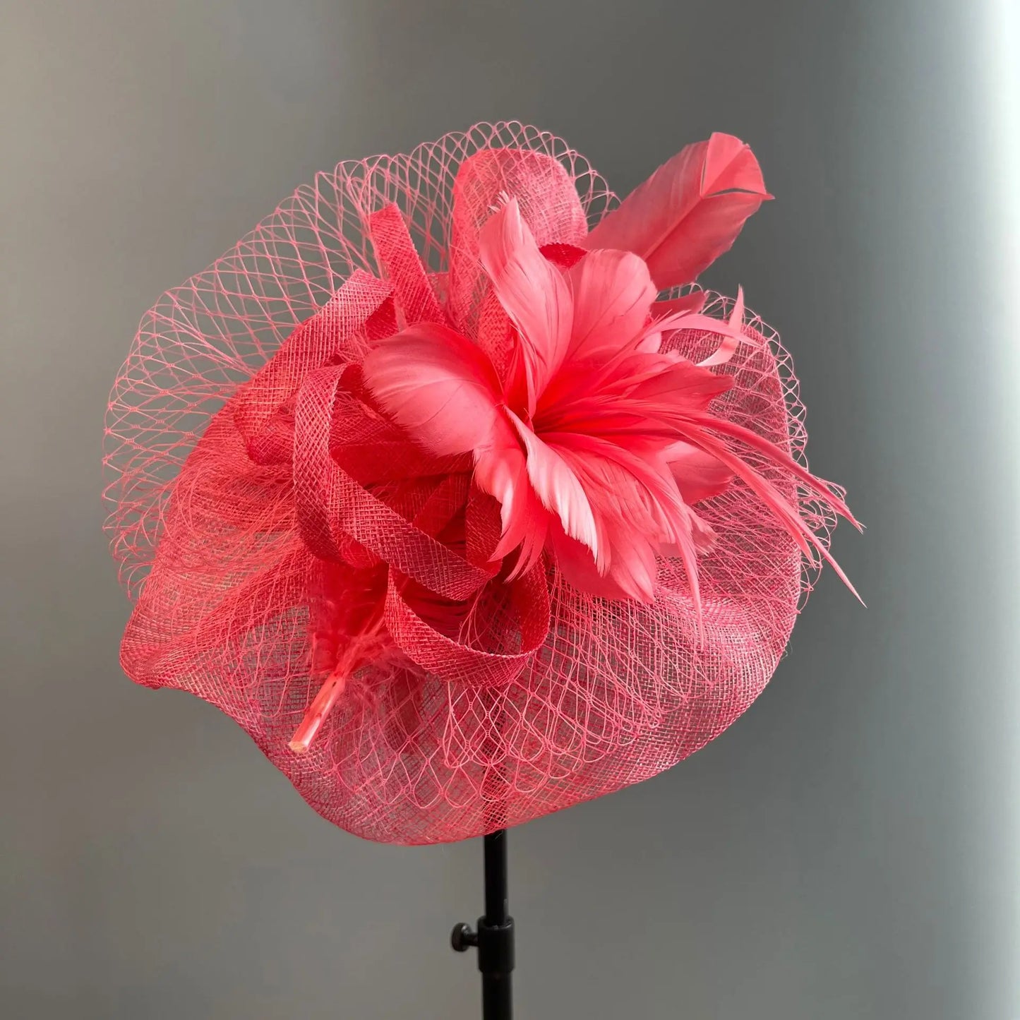 Fascinators Hats for Women Feather Veil Headwear