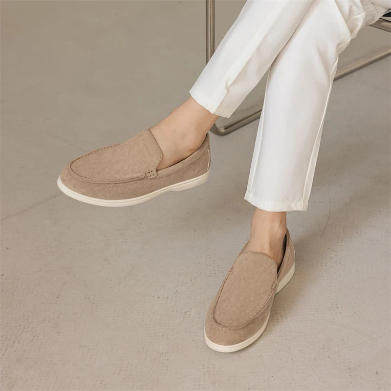multi-color loafers leisure business shoes