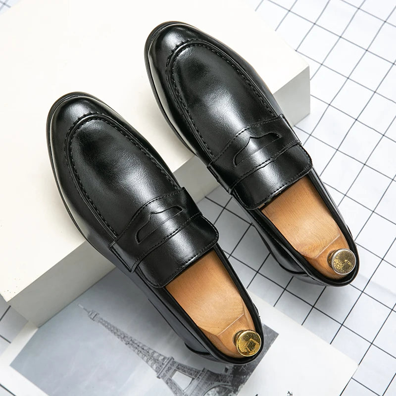 Men's Dress Shoes Casual Business Leather Shoes
