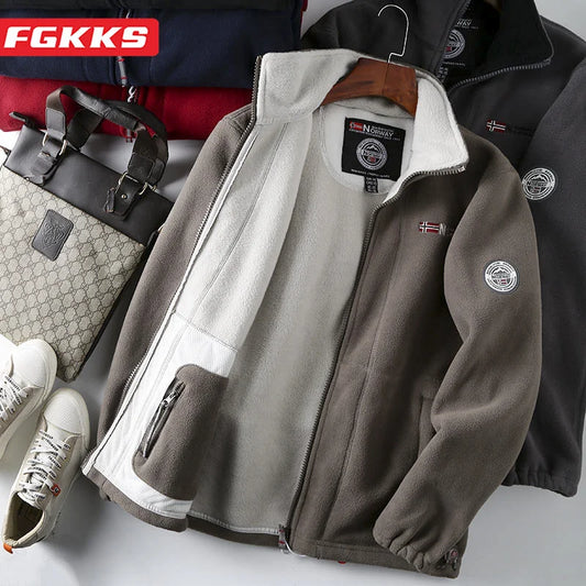 Men's Casual Jacket, Thickened Wool Jacket