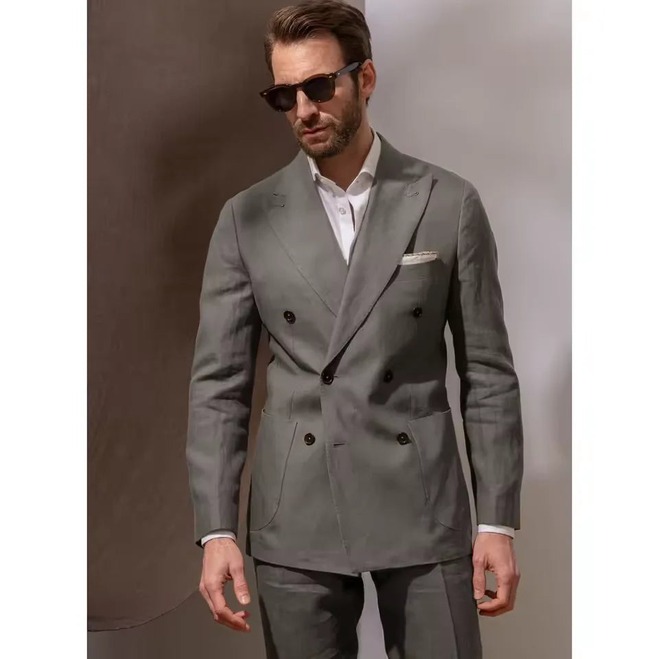 Pants Sets Men's New Summer Two-piece Suit
