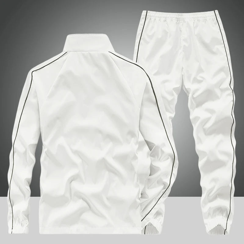 Men's Sportswear Fashion Spring Autumn Sets Training Suit 2 Pieces