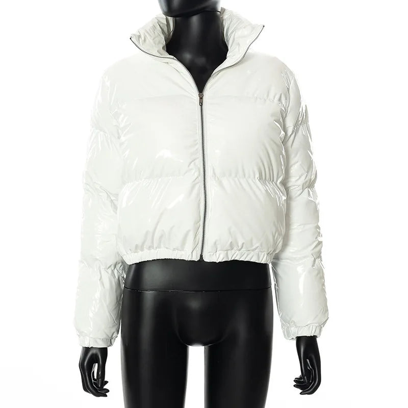 Fashion Jackets for Women  Bubble Down Shiny Quilted Coats