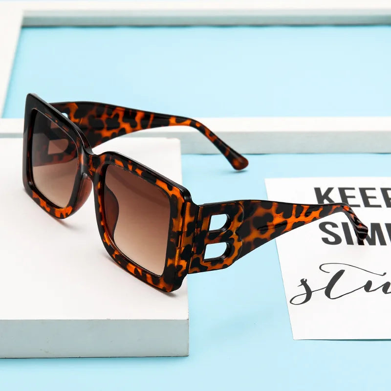 Women's Sunglasses Trendy Designer Square Sun Glasses