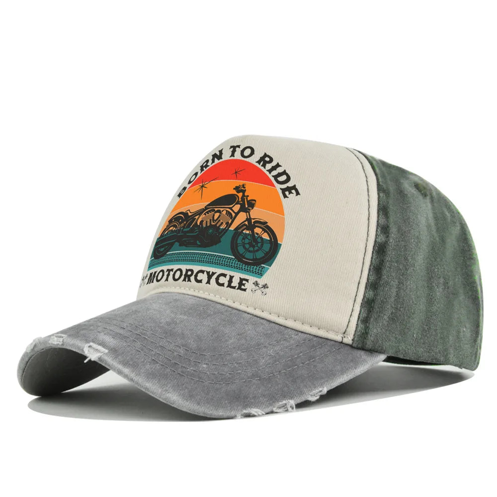 Men Hats Motorcycle Baseball Caps for Men Women