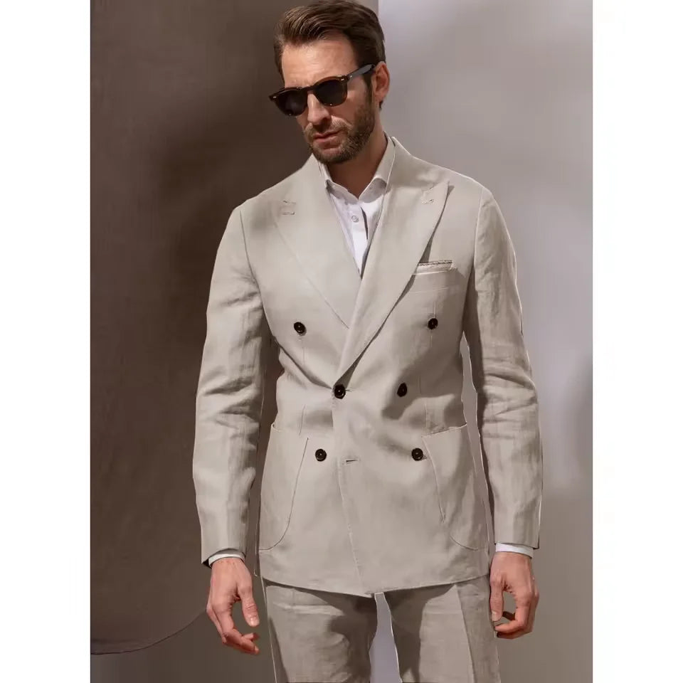 Pants Sets Men's New Summer Two-piece Suit