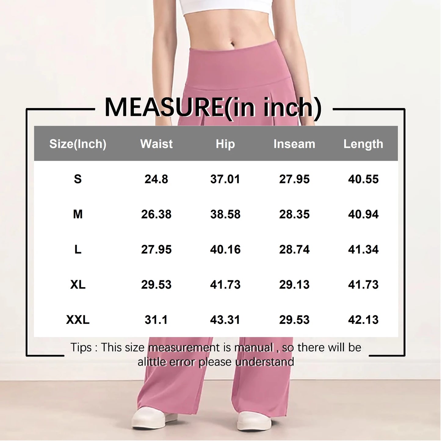 Women's Wide Leg Sports Pants  Comfortable Elastic Wide Leg Pants