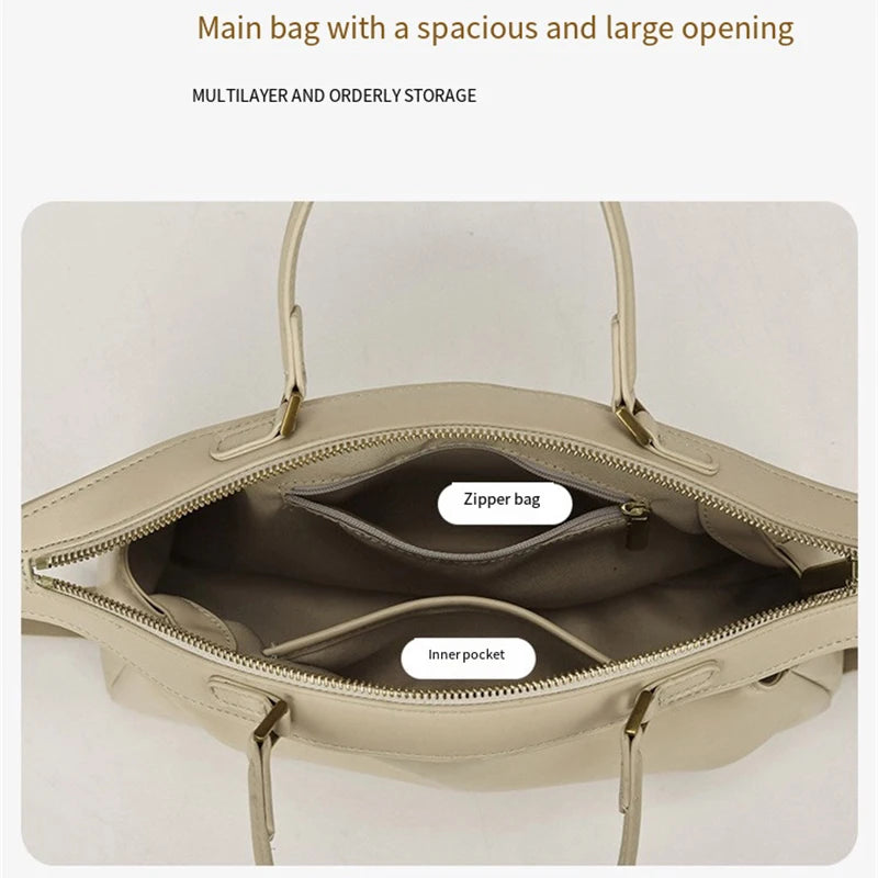 Women's Bags, Fashionable and Simple Handbags, Niche High-End Shoulder Bags