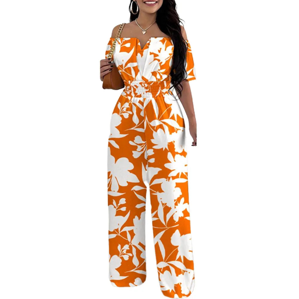 Jumpsuits for Women Casual Plain Short Sleeve