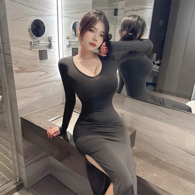 Underwear Pure Desire Temptation Slit Dress