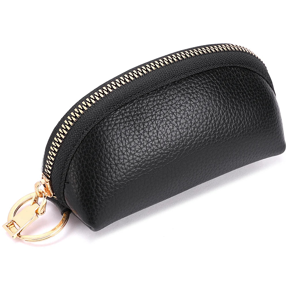 Cute Mini Wallet PU Leather Key Holder